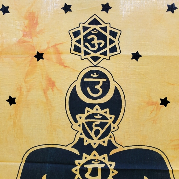 NEW Yoga Chakra Meditation Poster Size Tapestry - Picture 6 of 7